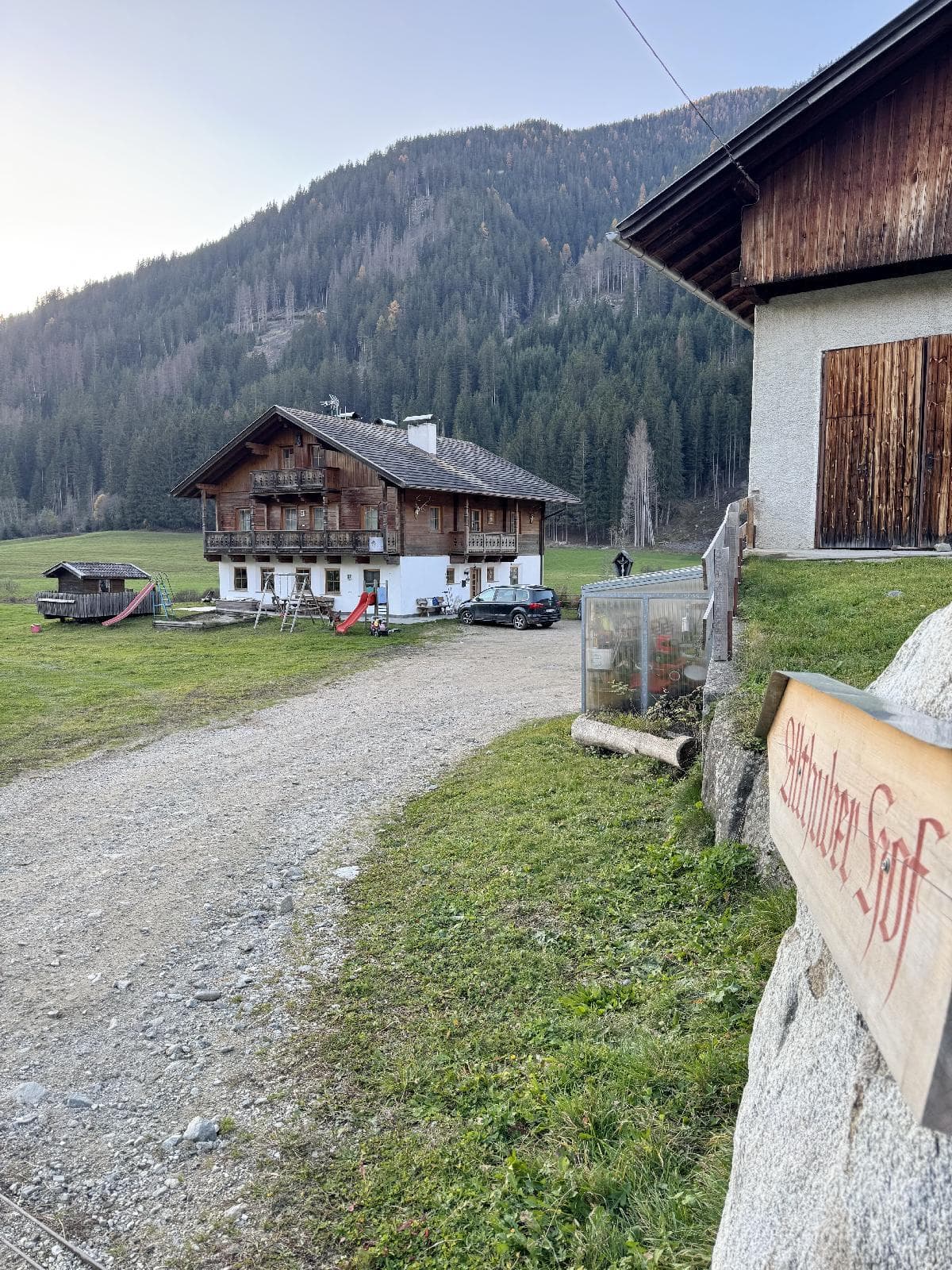 alt Althuber Hof im Gsiesertal Urlaub am Bauernhof mit Bergblick (14)