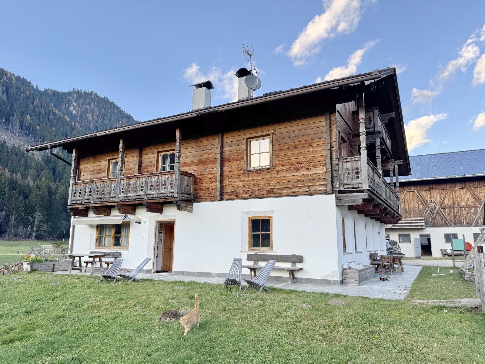 alt Althuber Hof im Gsiesertal Urlaub am Bauernhof mit Bergblick (9)